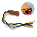 1x Artificial Leather Bookmark W Ribbon Creative Page Marker Gift For Book Lover