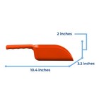 Vikan Remco 63007 Color-coded Plastic Hand Scoop - Bpa-free 16 Ounces  Orange