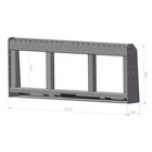 Wolfequip 4000lb Skid Steer Pallet Fork Frame W hay Spear Sleeves   Receiver