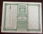 1903 Grand Rapids Veneered Door Co Stock Certificate 450 Shares Trifold Seal