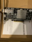 Used Startech 1-port 10g Open Sfp  Network Card - Pcie - Intel Chip - Mm sm