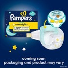 Pampers Swaddlers Overnights Diapers Super Pack - Size 4 - 58ct