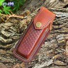 Shard Handmade Genuine Leather Sheath For Pocket Folding Knife Durable   Stylish