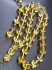       natural Baltic Amber Islamic Prayer 33 Beads Misbaha Tasbih Rosary 72g    