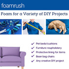 Foamrush 24  X 77  Cool Gel Memory Foam Bench Cushion Medium Firm Usa