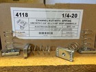 100 box 1 4 -20 Spring Nuts For Unistrut B-line Channel  4118 P1006-1420
