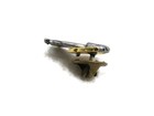 Dog With Gold Wings Pin Silver Tone