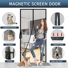 Puerta Magnetica Con Mosquitero 36x82 Cortina De Malla Magntica Para Mosquitos