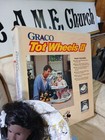 Vintage Graco Tot Wheels Ii Disney Fold Up Collapsible Walker Doll prop display