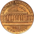 U s  1917  Mckinley  1 Dollar Gold Coin choice Uncirculated  Pcgs Certified Ms62