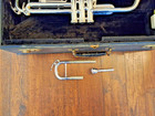 Vintage Getzen Eterna Doc Severinsen Trumpet 1970s Silver Complete Case   Paperw