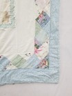 Vintage Handmade Beautiful Trip Around The World Multicolored Quilt 96x88 Inch