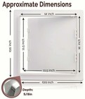 Morvat 12x12 Hinged Door Access Panel For Drywall   Ceiling  20 Pack