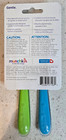 Munchkin Gentle   Safe Silicone Infant Spoons 2 Pcs Blue And Green
