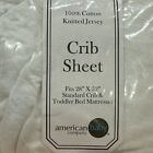 American Baby Company Fitted Crib toddler Bed Sheet 28  X 52  100  Cotton Jersey