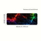 2d Neon Lightning Gaming Mouse Pad Non-slip Desk Mat Home Office Keyboard Pad