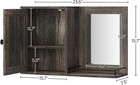 Bathroom Wall Cabinet W  Mirror Medicine Cabinet Mirror Bathroom Wall Cabinet