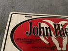John Hiester Chrysler Dodge Jeep Lillington Nc Metal Dealership License Plate