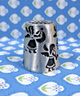 Vintage  Nicholas Gish Pewter Thimble    angels 