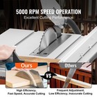 10  Table Saw W  Stand Electric Cutting Machine 5000rpm 25-in Rip Capacity