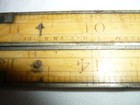 Antique J    G h  Walker  New York Early Two-foot  Four Fold Folding Rule