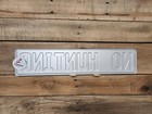 White Custom Street Sign - Embossed  Custom Text  Sign  Home Decor  Garage