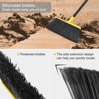 4 Packs Heavy-duty Outdoor Brooms  Equipped With 58 Inch Long Handle