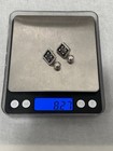 Vintage Modernist Artist Signed Sterling Silver Taxco Dangle Drop Post Earrings