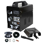 Mig 130 Welder Flux Core Wire Automatic Feed Welding Machine W Cooling Mask