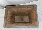 Vintage Black Cast Iron Footed Garden Urn Flower Planter Pot 8 h-11 l-8 w