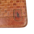 Vintage Hartmann Braided Leather By Lombardo Personal Size 3 4 Ring Binder