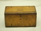 Antique 1889 Wooden Sewing Machine Puzzle Box Case Sold Empty