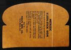 Whistle Orange Soda C1950 s-65 Die Cut Metallic Foil Sticker Vgc Scarce 4  X 6 