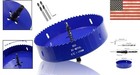 6 1 8 Inch Bi-metal Hole Saw Kit - Precision Cutting Tool For Wood   Plastic