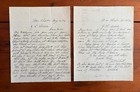 Lot  19   1890 s Letters Bar Harbor  Maine  Prominent Sea Captain Roberts Family