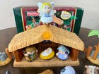 Fisher Price Little People Christmas Story Nativity Set Lights Sounds Complete