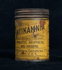 Antique Antikamnia Medicine 1oz Tin Victorian Apothecary Quack Medicine  bks 
