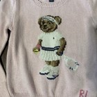 Polo Ralph Lauren Knit Sweater Girls 6x Tennis Bear
