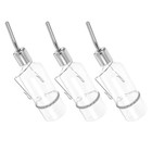 3pcs Reusable Pet Water Bottles Hanging Cage Dispenser For Rabbits Cats Dogs