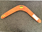 Australian-made Returning Boomerang W  Hand-painted Aboriginal Art- 17 1 2  W