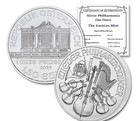 2023 Austria Silver Philharmonic 1 Oz 1 5 Euro -1 New Coin