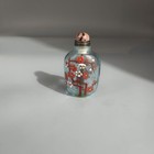 Ancient China  Beijing Collection  Pure Hand-painted  Glass  Snuff Bottle