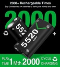2xcontroller Charger Dock Rechargeable Battery Pack For Xbox One Xbox Series X s