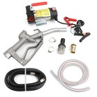 Electric Fuel Transfer Pump Diesel Kerosene Oil Commercial Auto 12v Dc W nozzle 