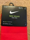 Nike Squad Soccer Knee High Socks Red 2 Pr Medium 