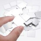100 Pcs 1inch Mini Size Square Mirror Tiles Adhesive For Crafts And Diy Projects
