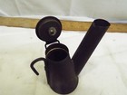 Antique Tin Coal Miners Lamp Mining Light Cap Safety Hat Mount Teapot Lantern B