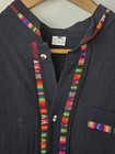 Mens Mexican Traditional Long Sleeve Shirt Guayabera For Men   Button Up Shirt