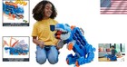 Hot Wheels City T-rex Transporter Car Track Set - 2 Cars   Race Track Fun
