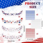 250th Anniversary 4th Of July Freckles Tattoos  Patriotic Glitter Freckles Tatto